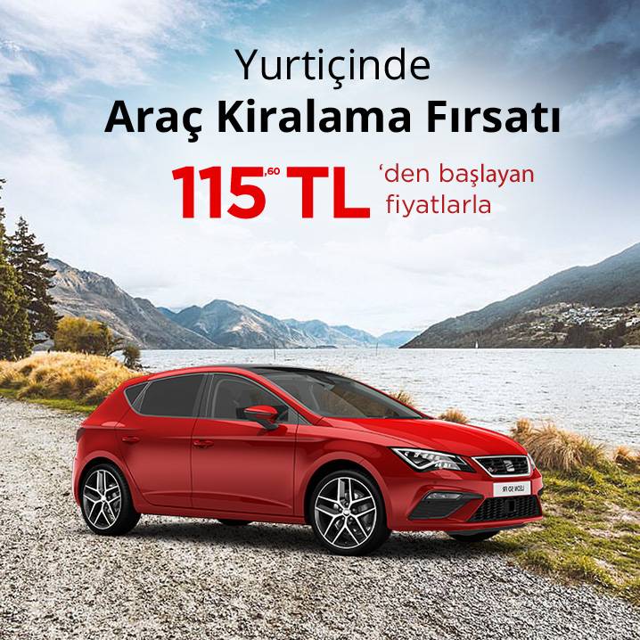 Yurt İçinde Araç Kiralama Fırsatı