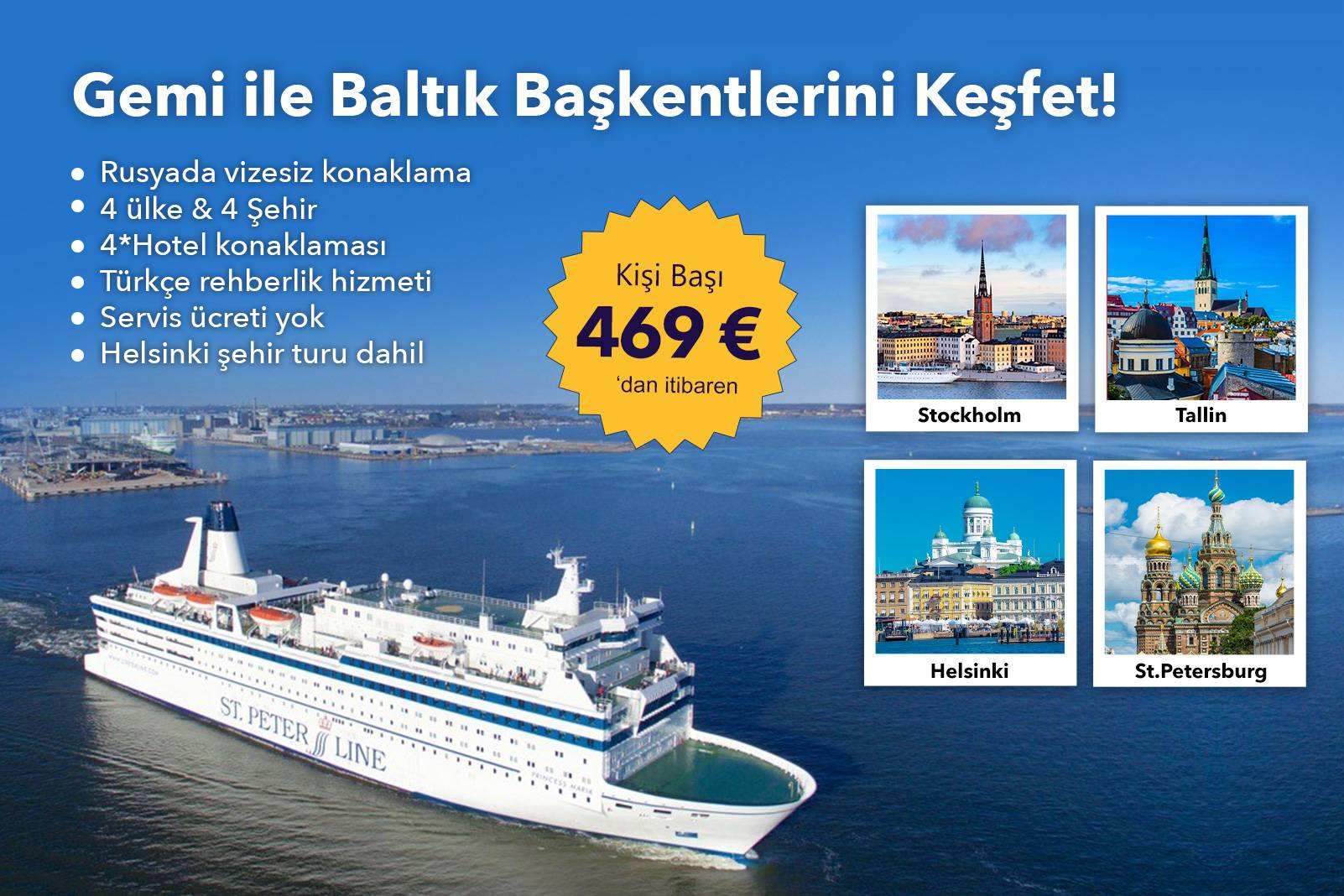 Gemi ile Baltık Başkentlerini Keşfet!