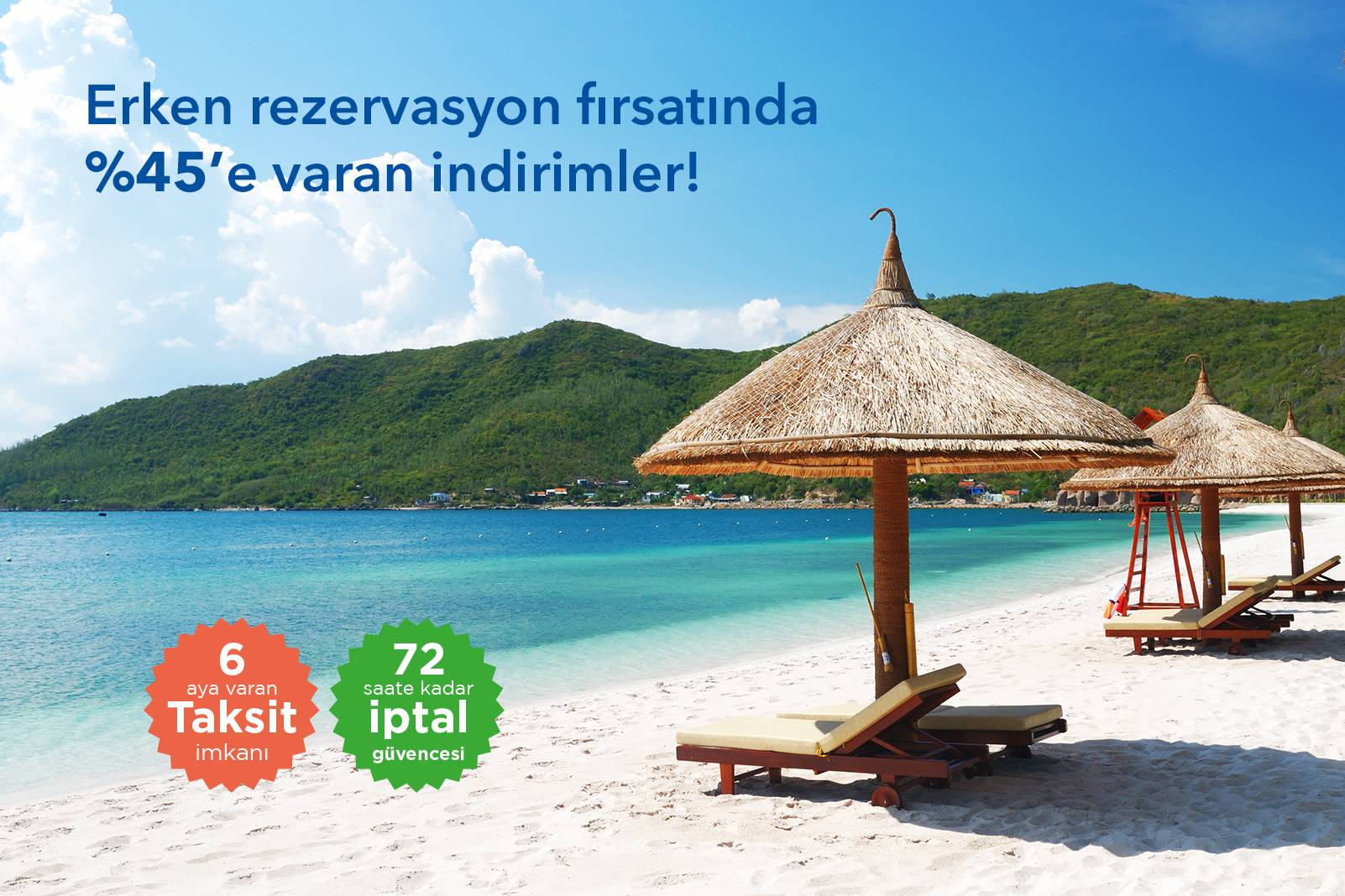 Erken Rezervasyon Otellerinde %45'e Varan İndirim