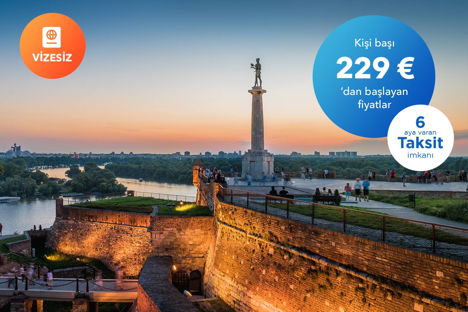 Avantajlı Fiyatlarla Vizesiz Belgrad Turları