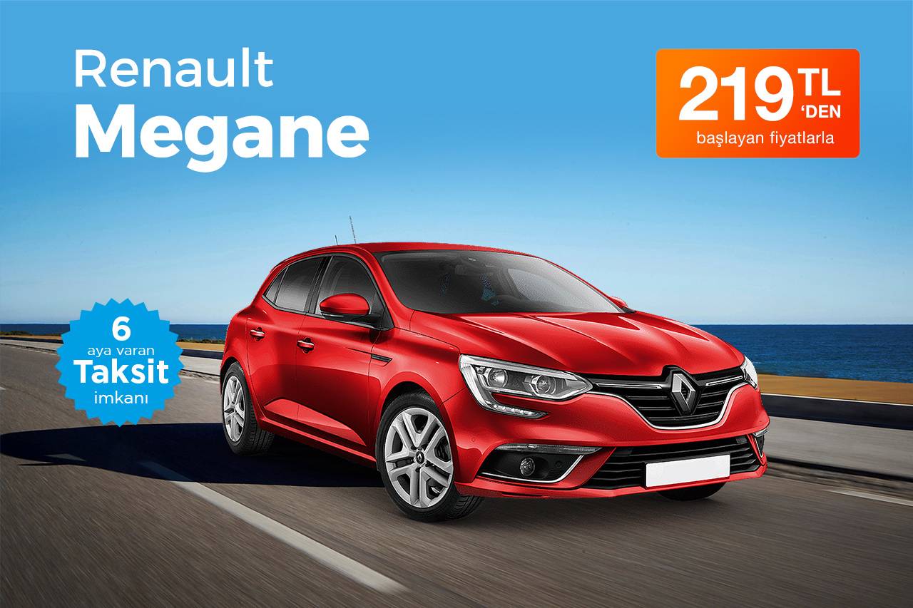 Renault Megane Kiralama Fırsatı